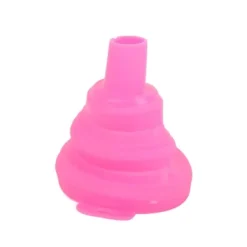 Trattar-Kökstratt Köksprylar Tillbehör Vikbara hopfällbara trattar för att fylla vattenflaska Vätskeöverföring Rosa