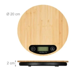 Köksvågar-Köksvåg, 2x20 cm, Brun, Kodustaar