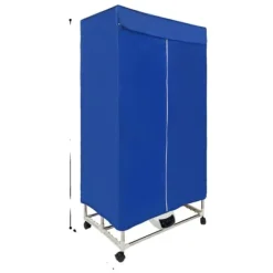 Torkskåp-Klädtork, Snabbtorkning, Pekskärmskontroll,Blå