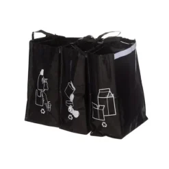 Källsorteringskärl-Källsorteringskassar 3-pack för Enkel Avfallshantering