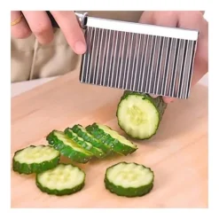 Köksknivar-Kniv - EUROWEB - Vågig kniv - Rostfritt stål - 22 cm - Ergonomisk design