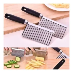 Köksknivar-Kniv - EUROWEB - Vågig kniv - Rostfritt stål - 22 cm - Ergonomisk design