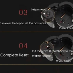 Flaskstopp & Flaskförslutare-Kodlås för flaskor, vin / sprit / läsk /saft mfl