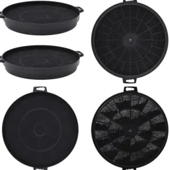 Köksfläktar-Kolfilter 2 st 210 mm - Kolfilter - Köksfläktfilter - Home & Living