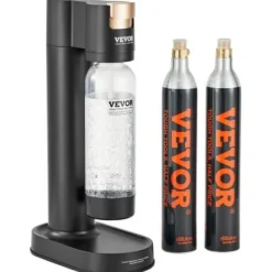 Kolsyrat vattenmaskin, 24.9x14.1x43.2 cm, Startpaket, PET, Hemkolsyrning