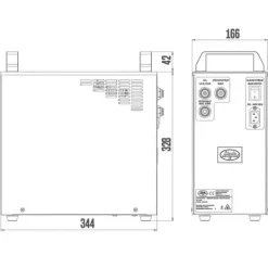 Kolsyremaskin-Kolsyremaskin, vattendispenser, vattenautomat, vattenmaskin, vattenkylare, kolsyrat vatten maskin, bubbelvatten maskin - Externer Karbonator 40L