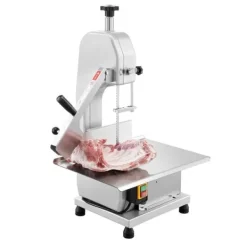 Kommersiell elektrisk köttbandsåg 650W, rostfri, effektiv, hållbar, professionell för kök, perfekt för kött och fisk
