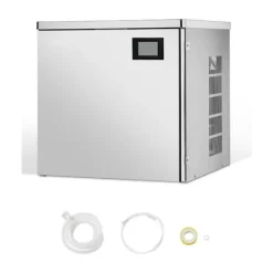 Ismaskiner-Kommersiell ismaskin, 550 lbs/dag modell, självrengörande och hög effektivitet - Endast huvudenhet