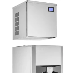 Ismaskiner-Kommersiell Ismaskin 360 pund/dag, 180 pund Förvaringsbehållare, Automatisk Isdispensering