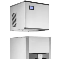Ismaskiner-Kommersiell Ismaskin 300 pund/dag, 180 pund förvaringsfack, Automatisk isdispensering