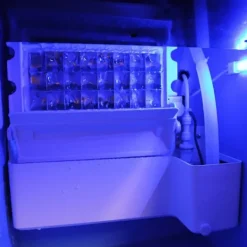 Ismaskiner-Kommersiell Ismaskin i Rostfritt Stål För Restaurang 40 KG Is På 24 H Bar Café Konditori Ismaskiner Automatiskt Vattenintag 22 mm Storlek Per Iskub