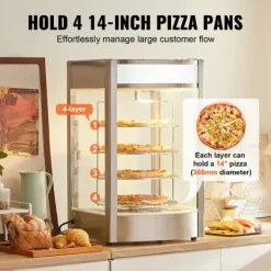 Matuppvärmare-Kommersiell pizzavärmare för 14