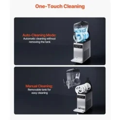 Slushmaskiner-Kommersiell Slushmaskin 12L, Margarita Smoothie, Fryst Dryck, Perfekt för Fest och Event, Snabb Uppvärmning