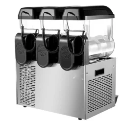 Slushmaskiner-Kommersiell Slushy-maskin 12Lx3, Margaritamaskin, Smoothiemaskin, Frysta drycker, Hög kapacitet, Snabb och effektiv för evenemang