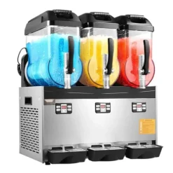 Slushmaskiner-Kommersiell Slushy-maskin 12Lx3, Margaritamaskin, Smoothiemaskin, Frysta drycker, Hög kapacitet, Snabb och effektiv för evenemang