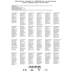 Ölkranar-Komplett set - Öltapp - STREAM 80 ölkassett, flödeskylare 2-linjers torrkylare, KEG:5 liters adapter, KEG 2:utan