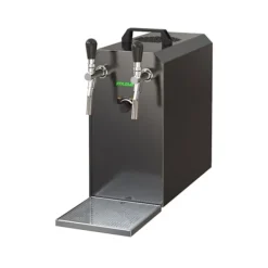 Komplett set - Öltapp STREAM 50K med luftpump ölkorg, flödeskylare 2-ledare torrkylare, upp till 55 liter/h - BLACK EDITION, KEG:utan, KEG 2:Type M