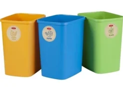 Korgar för separation Curver ECO FRIENDLY 3x25L