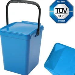 Korgbehållare för sortering av sopor och avfall - blå Urba 21L