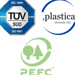 Korgbehållare för sortering av sopor och avfall - blå Urba 21L