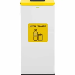 Korgbehållare för sortering av sopsorteringsavfall 60 l - metallplast