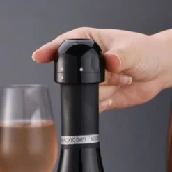 Korkskruv - 2-pack - Silikon - Miljövänlig - Svart