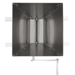 Kornkvarn, 4L kapacitet, justerbar kornstorlek, hållbar kol- och rostfri stål