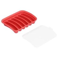 Korvform Matklassad silikon Nonstick Korvmaskinsformar Hemlagade korvformar Gör-det-själv-bakverktyg för hemmet Kök Restaurang HotelRed