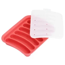 Korvform Matklassad silikon Nonstick Korvmaskinsformar Hemlagade korvformar Gör-det-själv-bakverktyg för hemmet Kök Restaurang HotelRed