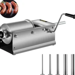 Pressar-Korvstoppare, 3L kapacitet, rostfritt stål konstruktion,3L