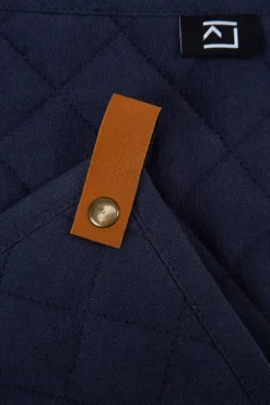 Kosta Linneväfveri Grytlappar 2-pack, Marinblå