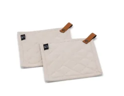 Kosta Linneväfveri Grytlappar 2-pack, Sand