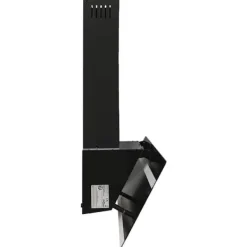 Köksfläktar-Kraftfull köksfläkt 90 cm i stål och härdat glas | Färg: Svart | Storlek: 90x50x15 cm