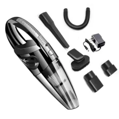 Kraftfull sladdlös handdammsugare, 30000 rpm 120W bildammsugare med USB-snabbladdning, 30 minuters arbetstid för våt och torr användning, bärbar hand | CDON