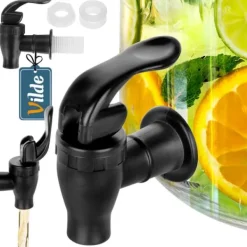 Dryckesautomater-Kran för en burk med en dryckesautomat, mattsvart, VILDE 139668