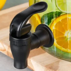 Dryckesautomater-Kran för en burk med en dryckesautomat, mattsvart, VILDE 139668