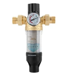 Vattenfilter-Kranvattensfilter, hög flödeshastighet, lätt underhåll, svart