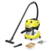 Kärcher WD 4-18 S Dual - Dammsugare - med behållare - med/utan påse - gul - inget batteri, ingen laddare