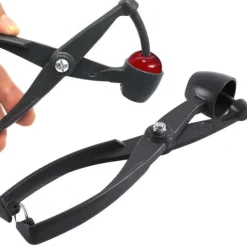 Körsbärs- och olivkärnare i aluminium, 18 cm