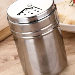 Salt- & Pepparströare-Kryddburkar i rostfritt stål 410 Uniform dispensering av rostfritt stål med förtjockad botten kryddburkar för salt och socker krydda Stora