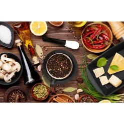 Mortlar & Mortelstötar-Kryddmortel i svart porslin