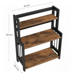 Köksorganiserare-Kryddställ - Bambu - 3-vånings - Organizer - Matsal eller kontor