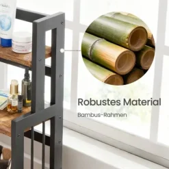 Köksorganiserare-Kryddställ - Bambu - 3-vånings - Organizer - Matsal eller kontor