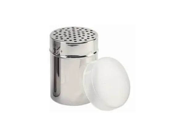 Salt- & Pepparströare-Krydduttag Ø7x9 cm med hål Ø4 mm Rostfritt stål