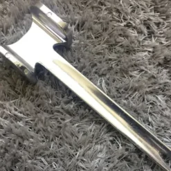 Köttklubbor-Köttmörningsmaskin i aluminiumlegering, rund, silver, ergonomisk köttklubba för köksbiff