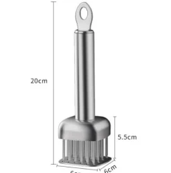 Köttklubbor-Köttmörningsmedel i rostfritt stål med fyrkantiga och runda nålar Model 1