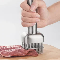 Köttklubbor-Köttmörningsmedel i rostfritt stål med fyrkantiga och runda nålar Model 1