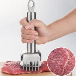 Köttklubbor-Köttmörningsmedel i rostfritt stål med fyrkantiga och runda nålar Model 1