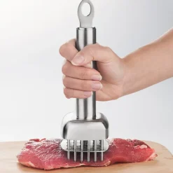 Köttklubbor-Köttmörningsmedel i rostfritt stål med fyrkantiga och runda nålar Model 1