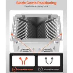Köttskärare Bladset, 7 mm rostfritt stål, 162x172x125,5 mm